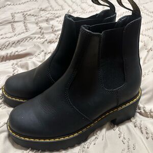 Dr. Martens Black Platform Boots Rometty